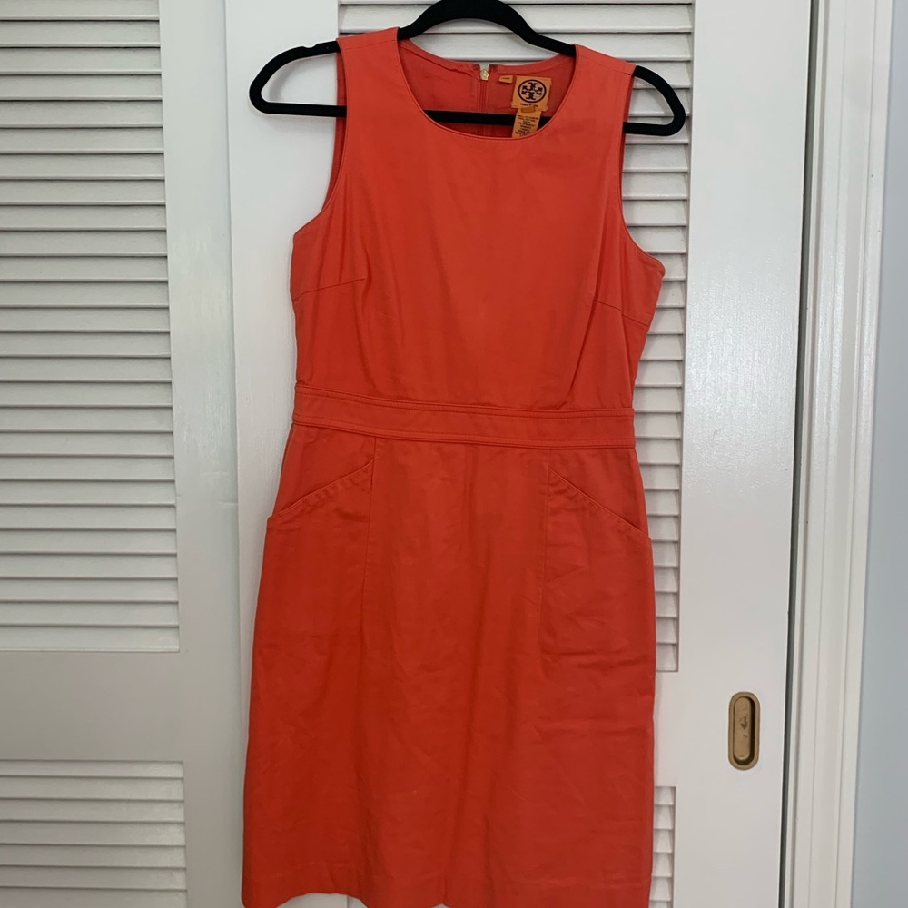 Tory Burch Orange Shift Dress